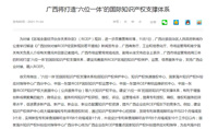 廣西將打造“六位一體”的國際知識產(chǎn)權(quán)支撐體系